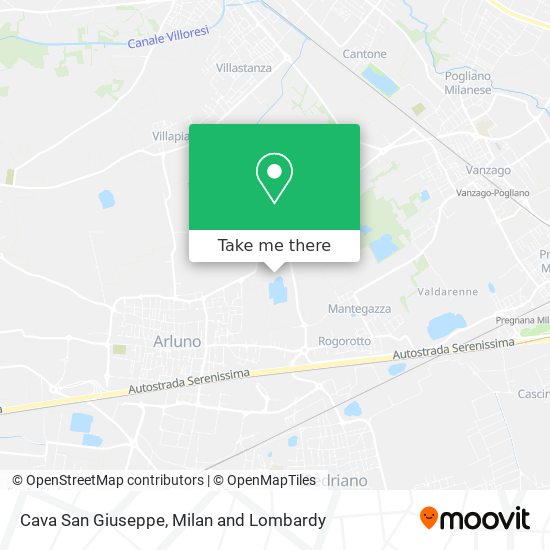 Cava San Giuseppe map