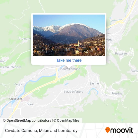 Cividate Camuno map