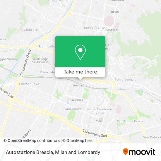 Autostazione Brescia map