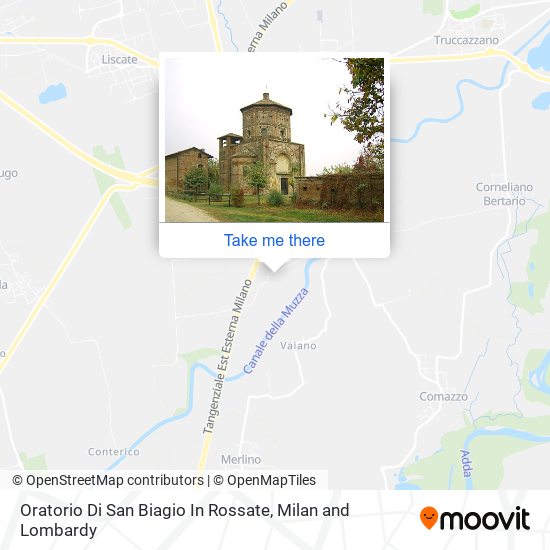 Oratorio Di San Biagio In Rossate map