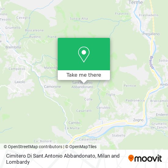 Cimitero Di Sant.Antonio Abbandonato map