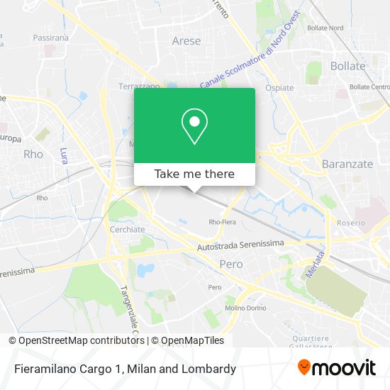 Fieramilano Cargo 1 map
