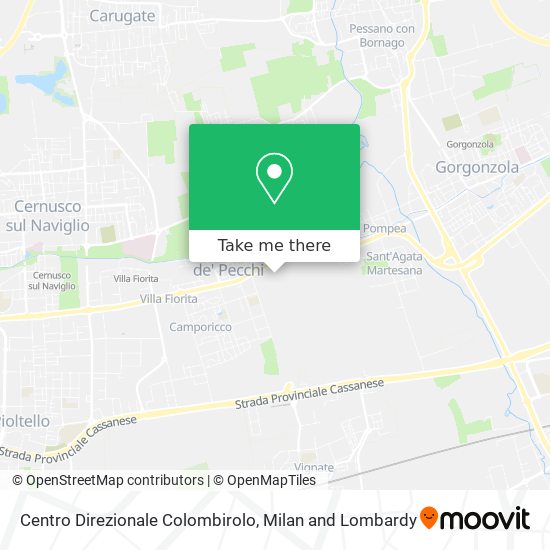 Centro Direzionale Colombirolo map