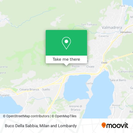 Buco Della Sabbia map