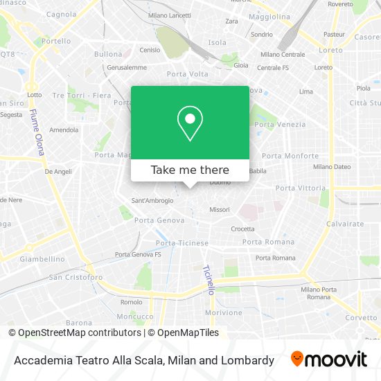 Accademia Teatro Alla Scala map