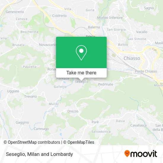 Seseglio map