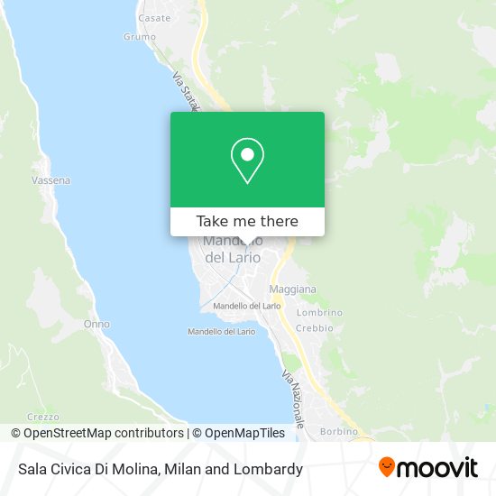 Sala Civica Di Molina map