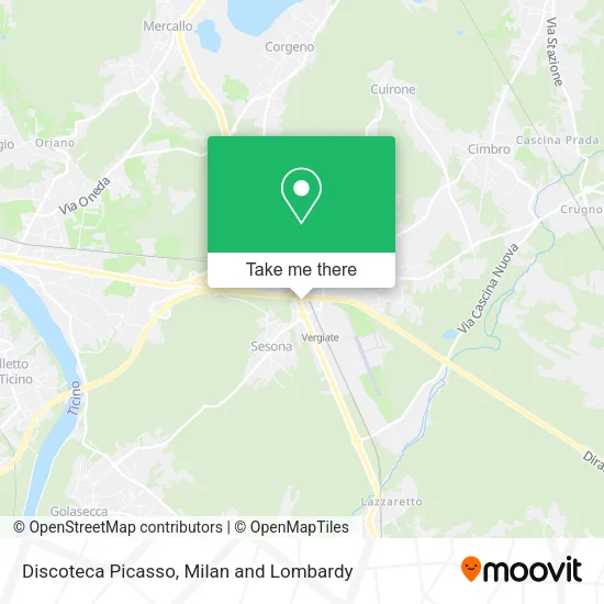 Discoteca Picasso map