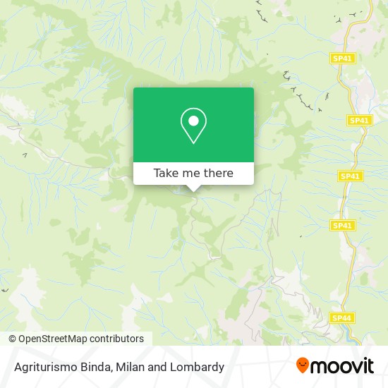 Agriturismo Binda map