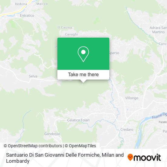 Santuario Di San Giovanni Delle Formiche map