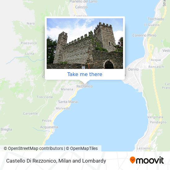 Castello Di Rezzonico map