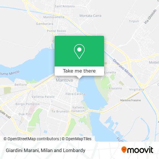 Giardini Marani map