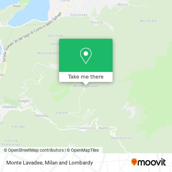 Monte Lavadee map