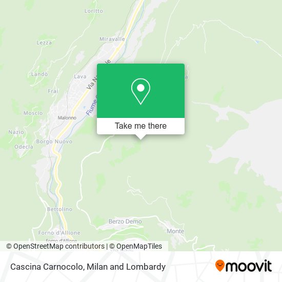 Cascina Carnocolo map