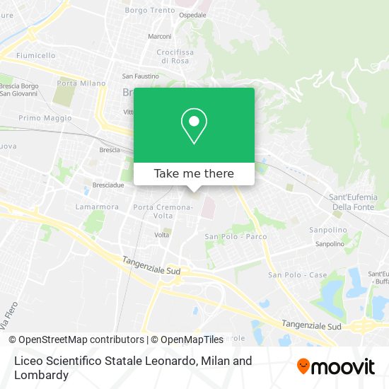 Liceo Scientifico Statale Leonardo map