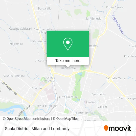 Scala District map