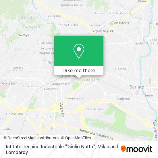 Istituto Tecnico Industriale ""Giulio Natta"" map