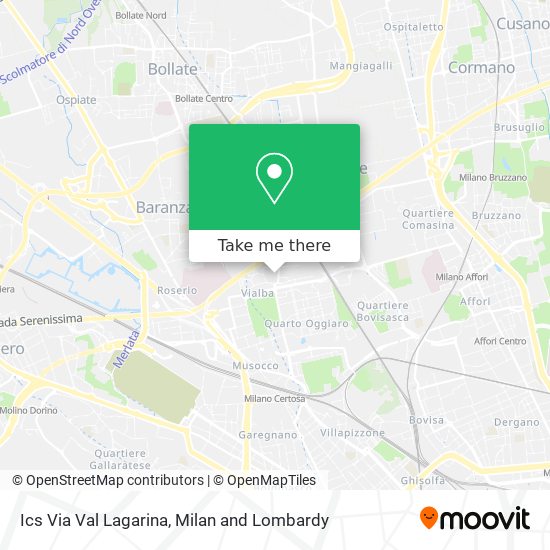 Ics Via Val Lagarina map