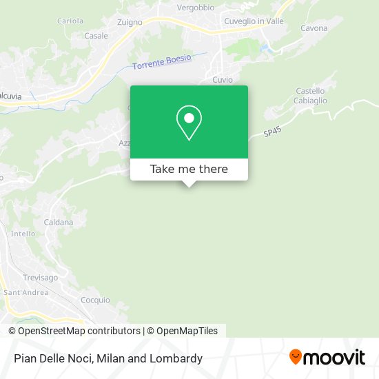 Pian Delle Noci map