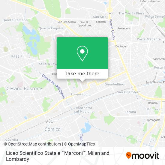 Liceo Scientifico Statale ""Marconi"" map