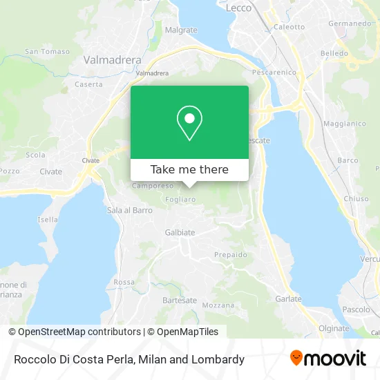 Roccolo Di Costa Perla map