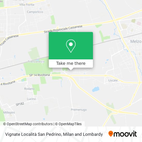 Vignate Località San Pedrino map