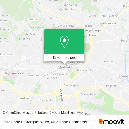 Stazione Di Bergamo Fvb map