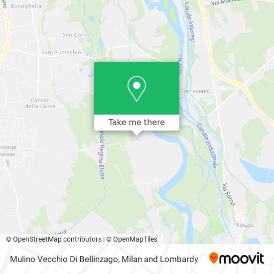 Mulino Vecchio Di Bellinzago map