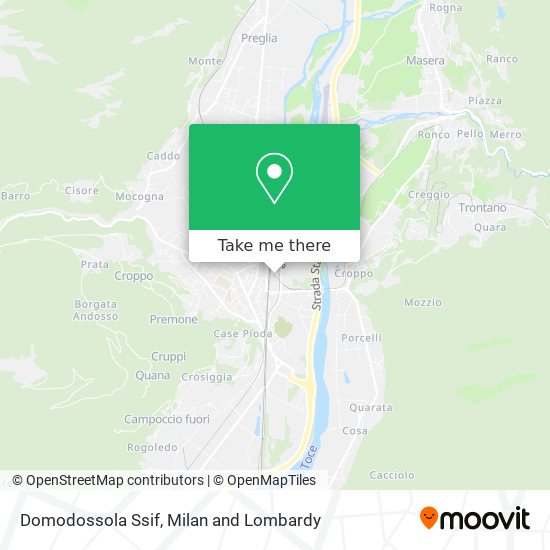 Domodossola Ssif map