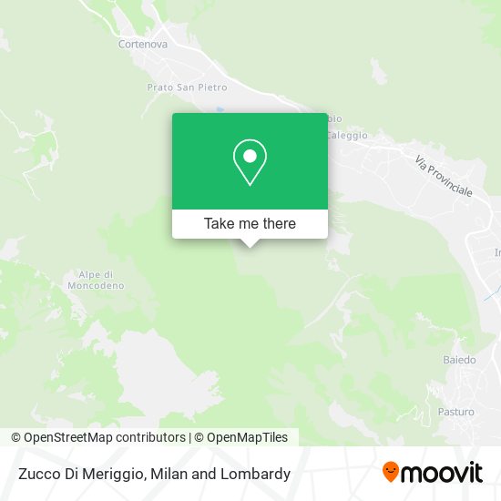 Zucco Di Meriggio map