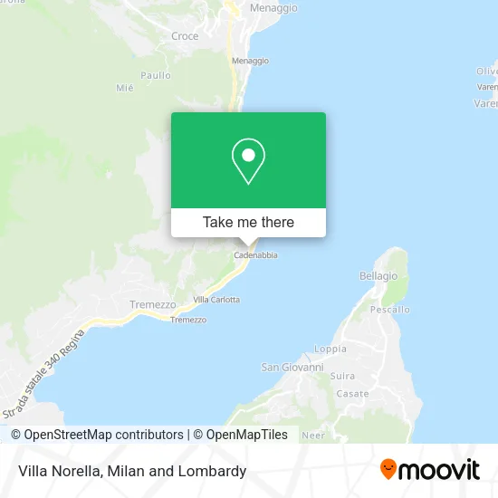 Villa Norella map