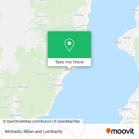 Molvedo map