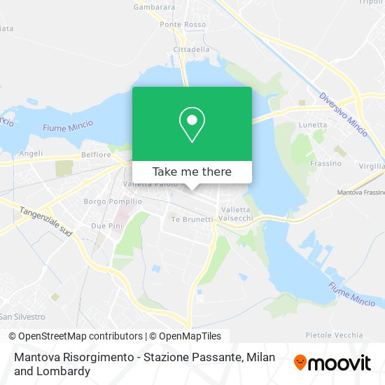 Mantova Risorgimento - Stazione Passante map
