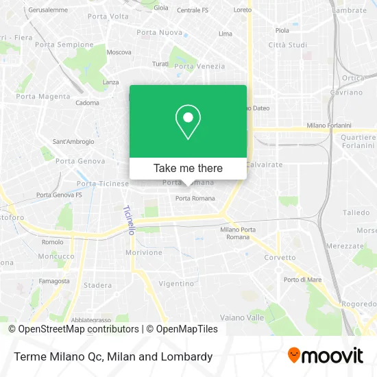 Terme Milano Qc map