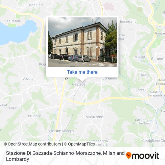 Stazione Di Gazzada-Schianno-Morazzone map