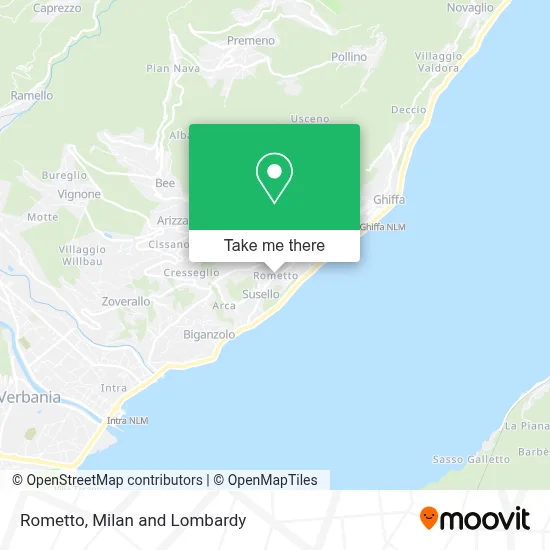 Rometto map