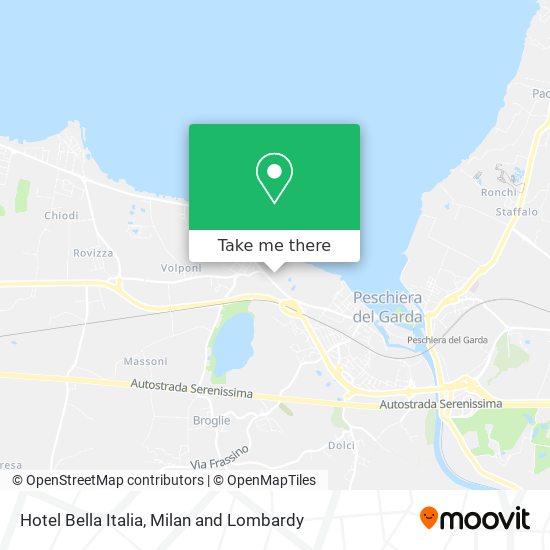 Hotel Bella Italia map