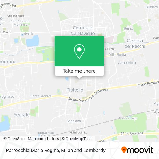 Parrocchia Maria Regina map