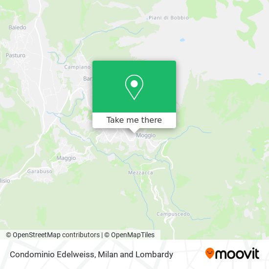 Condominio Edelweiss map