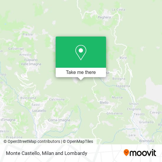 Monte Castello map
