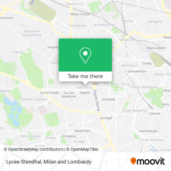 Lycée Stendhal map