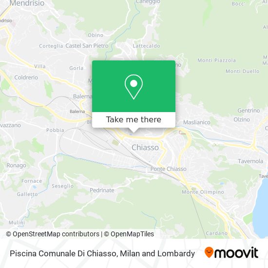Piscina Comunale Di Chiasso map