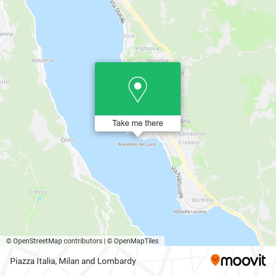 Piazza Italia map