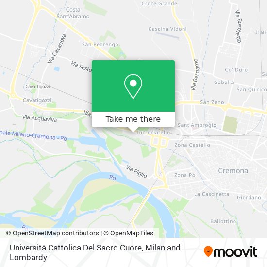 Università Cattolica Del Sacro Cuore map