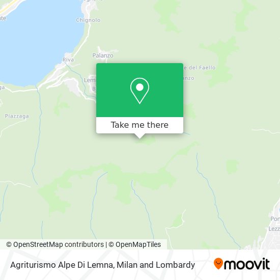 Agriturismo Alpe Di Lemna map