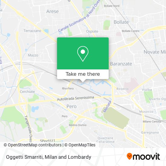 Oggetti Smarriti map