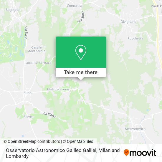Osservatorio Astronomico Galileo Galilei map