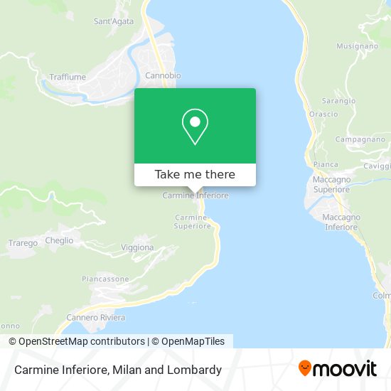Carmine Inferiore map