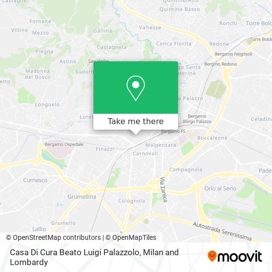 Casa Di Cura Beato Luigi Palazzolo map