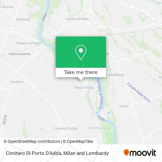 Cimitero Di Porto D'Adda map